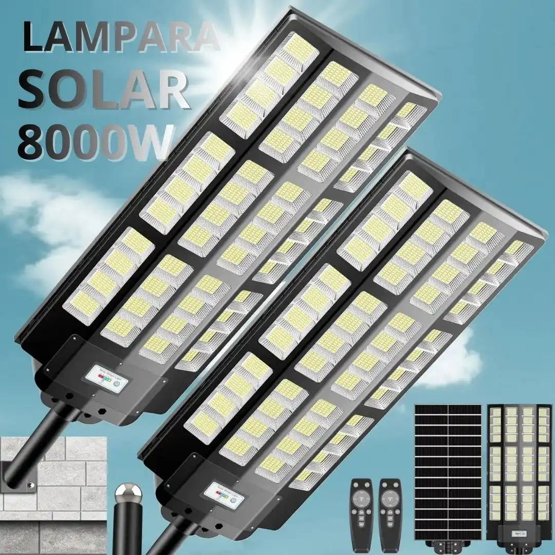 Lámpara solar Premium 8000w
