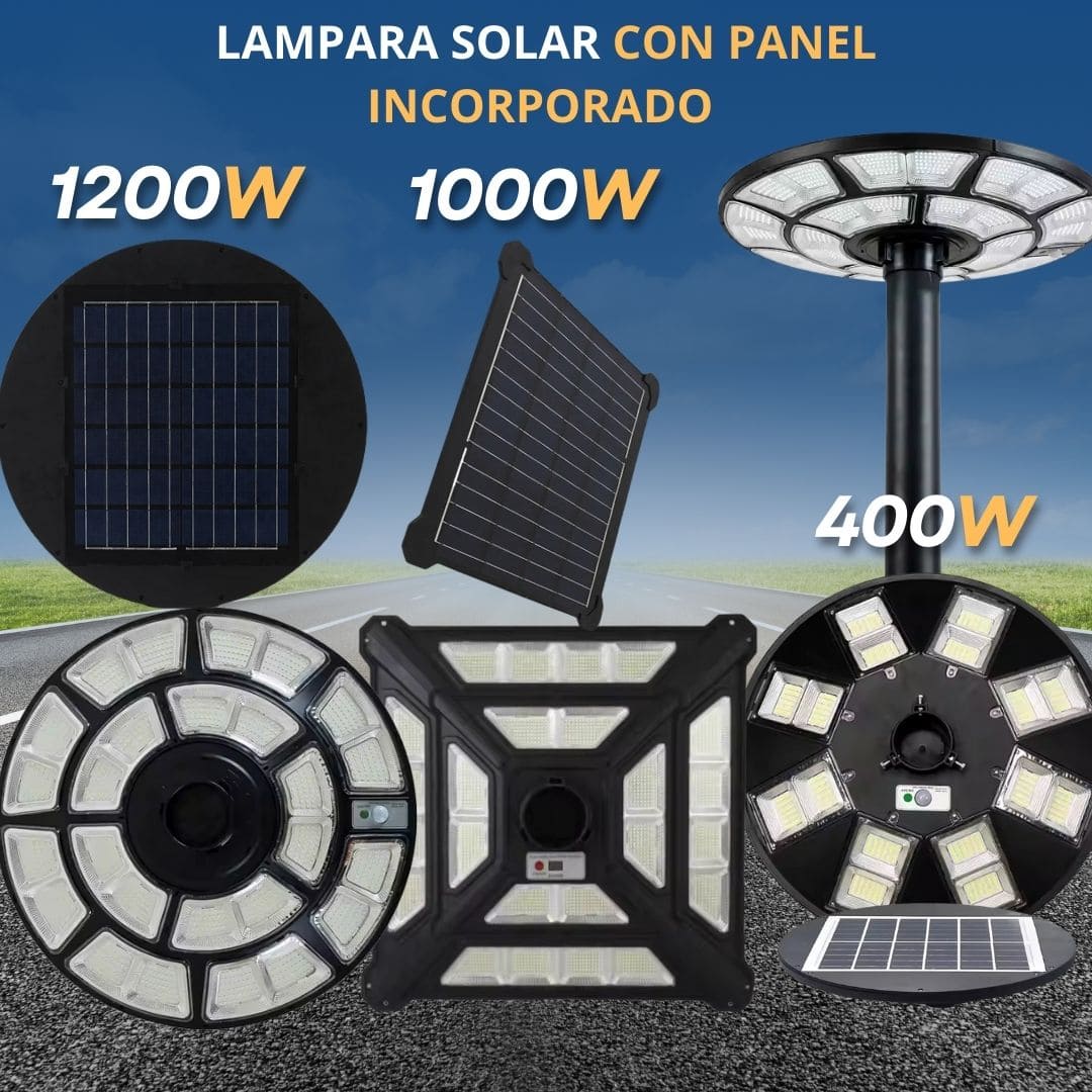 LAMPARA SOLAR DE 1200W, 1000W Y 400W