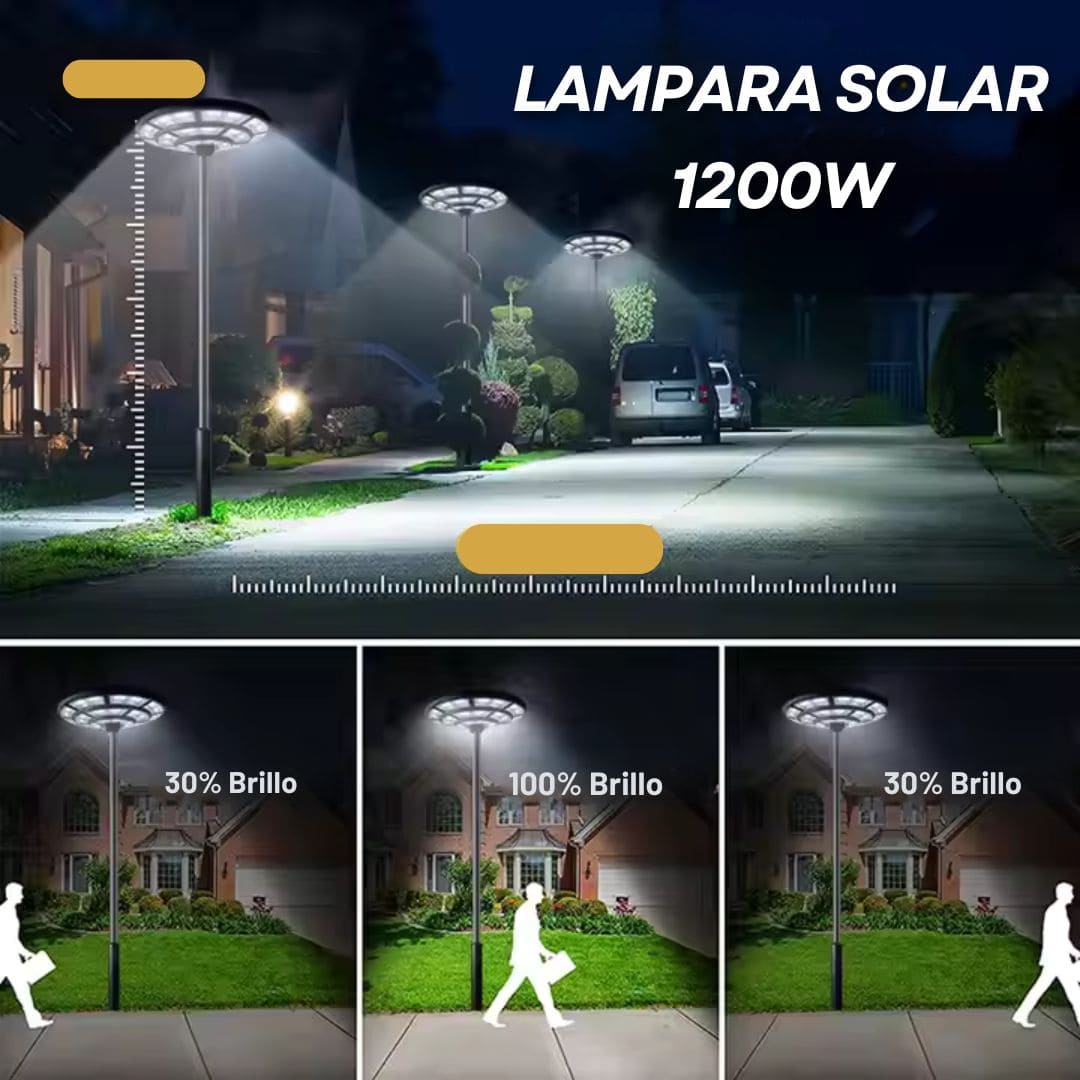 LAMPARA SOLAR DE 1200W, 1000W Y 400W