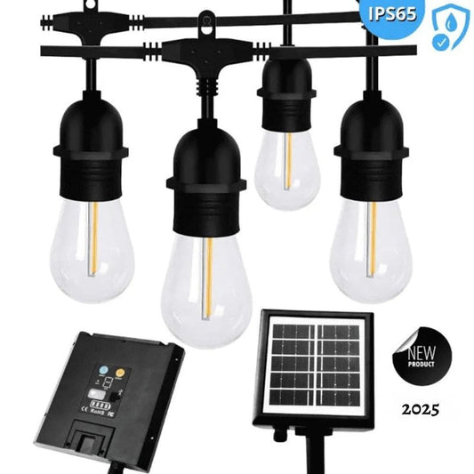 Guirnalda con Panel Solar I 10M CON + 20 FOCOS