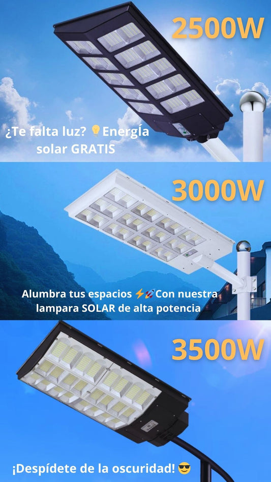 Lámpara SOLAR de 2500w, 3000w, 3500w