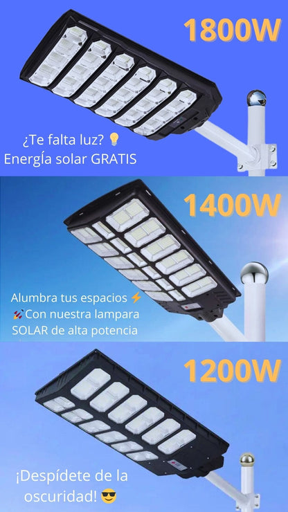 Lampara Solar  1800w, 1400w, 1200w