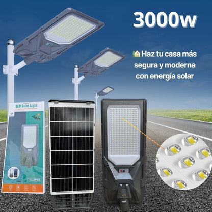 Lámpara SOLAR de 3000w, 2000w y 1000w (MODELO  2025)
