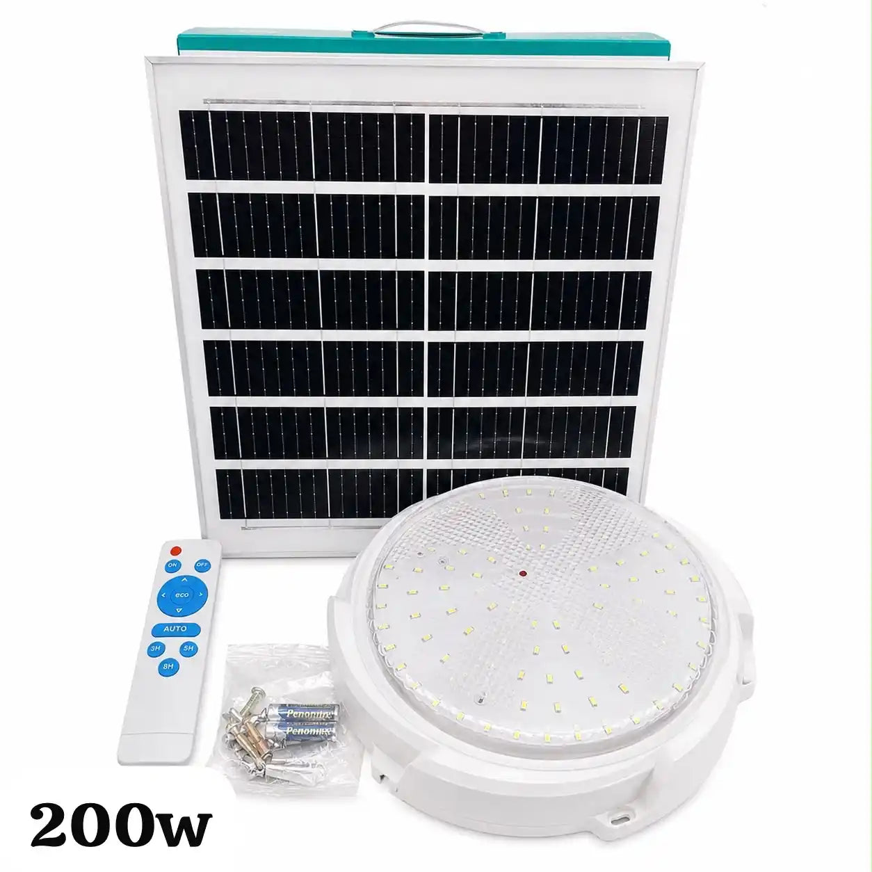 Lámpara LED Solar Para Interior en 400w y 200w