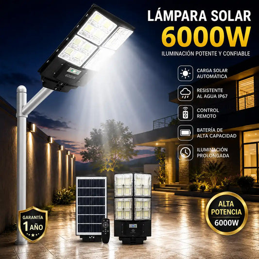 LAMPARA SOLAR  6000W PREMIUM