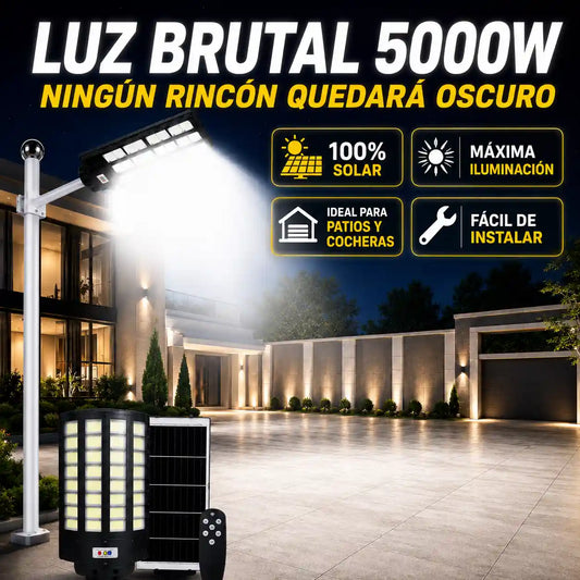 LÁMPARA SOLAR DE 5000W