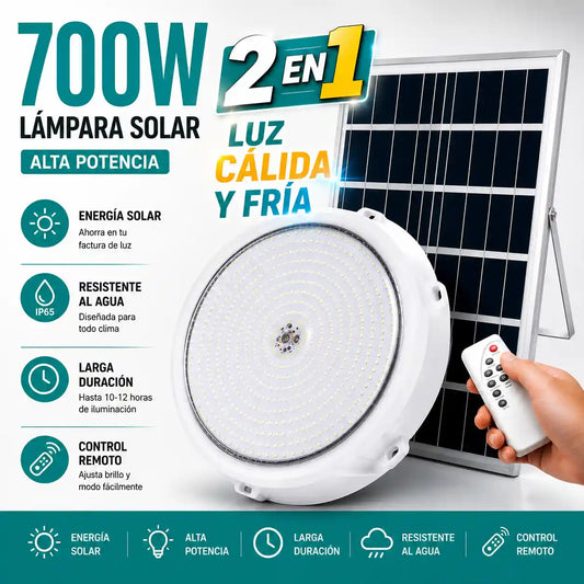 Lámpara LED Solar Para Interior en 700W