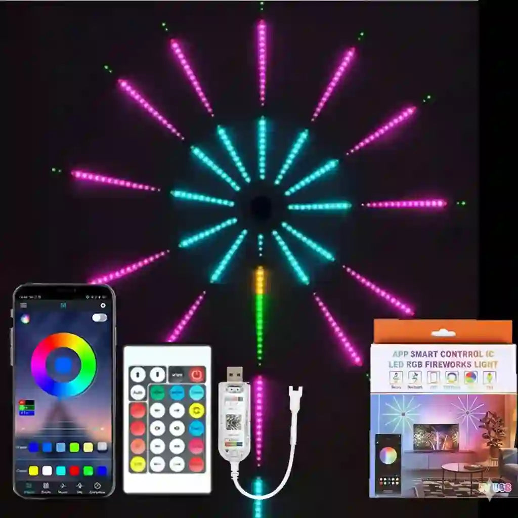 Tiras LED de Fuegos Artificiales RGB