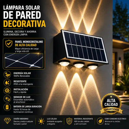 💡Lámpara Solar Exterior PRO