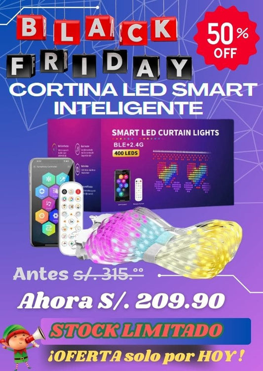 LED Smart Cortina Inteligente ✨